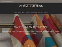 Tablet Screenshot of curtainandblindnewark.co.uk